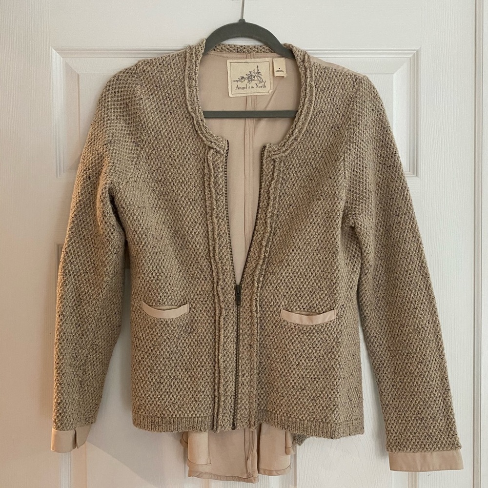 Anthro tweed blazer